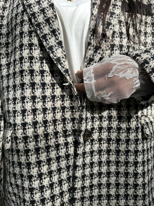 BLAZER FANTASIA CON REVERS EFFETTO VELLUTO - immagine 3