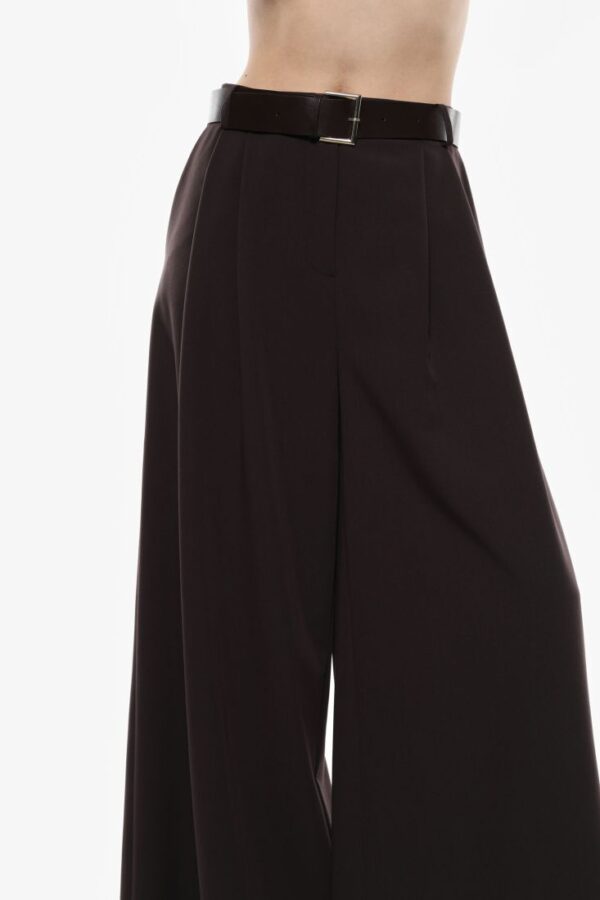 PANTALONI PALAZZO ELEGANTI TINTA UNITA - immagine 4