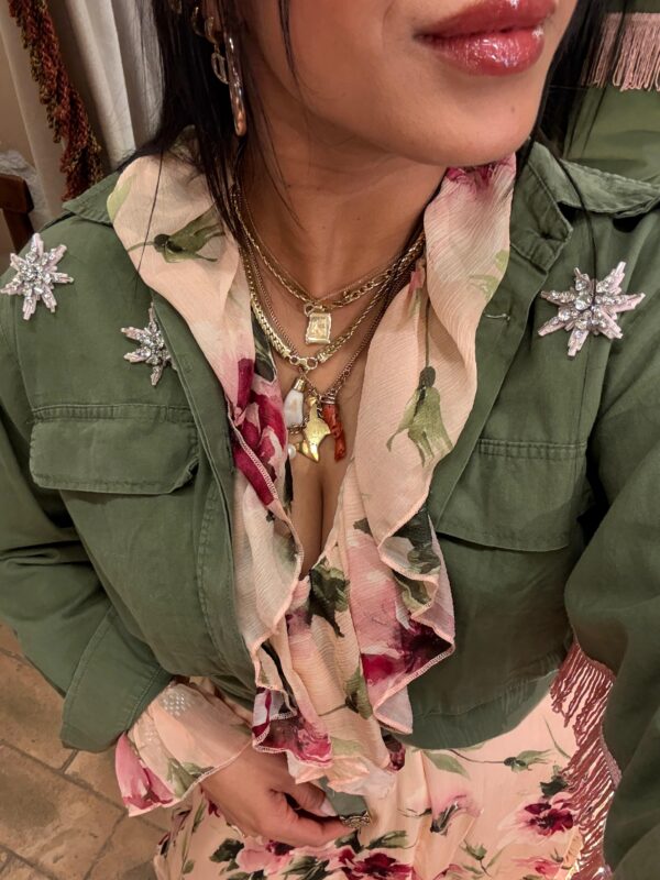 GIACCA CAMICIA CON APPLICAZIONI - immagine 3