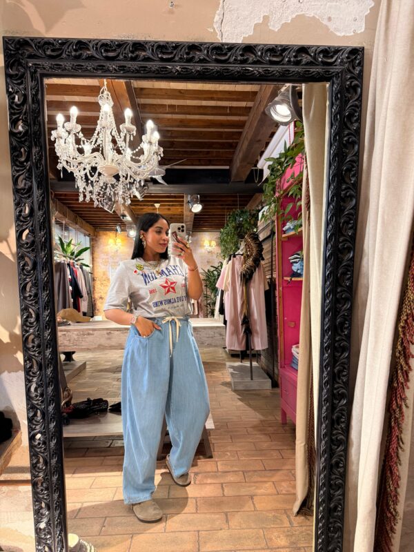 PANTALONI SIMIL DENIM