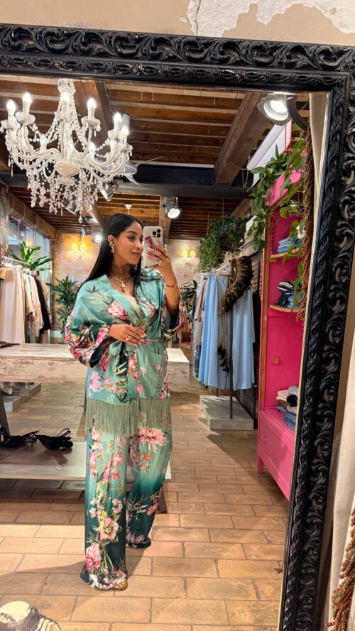 COORDINATO KIMONO E PANTALONE
